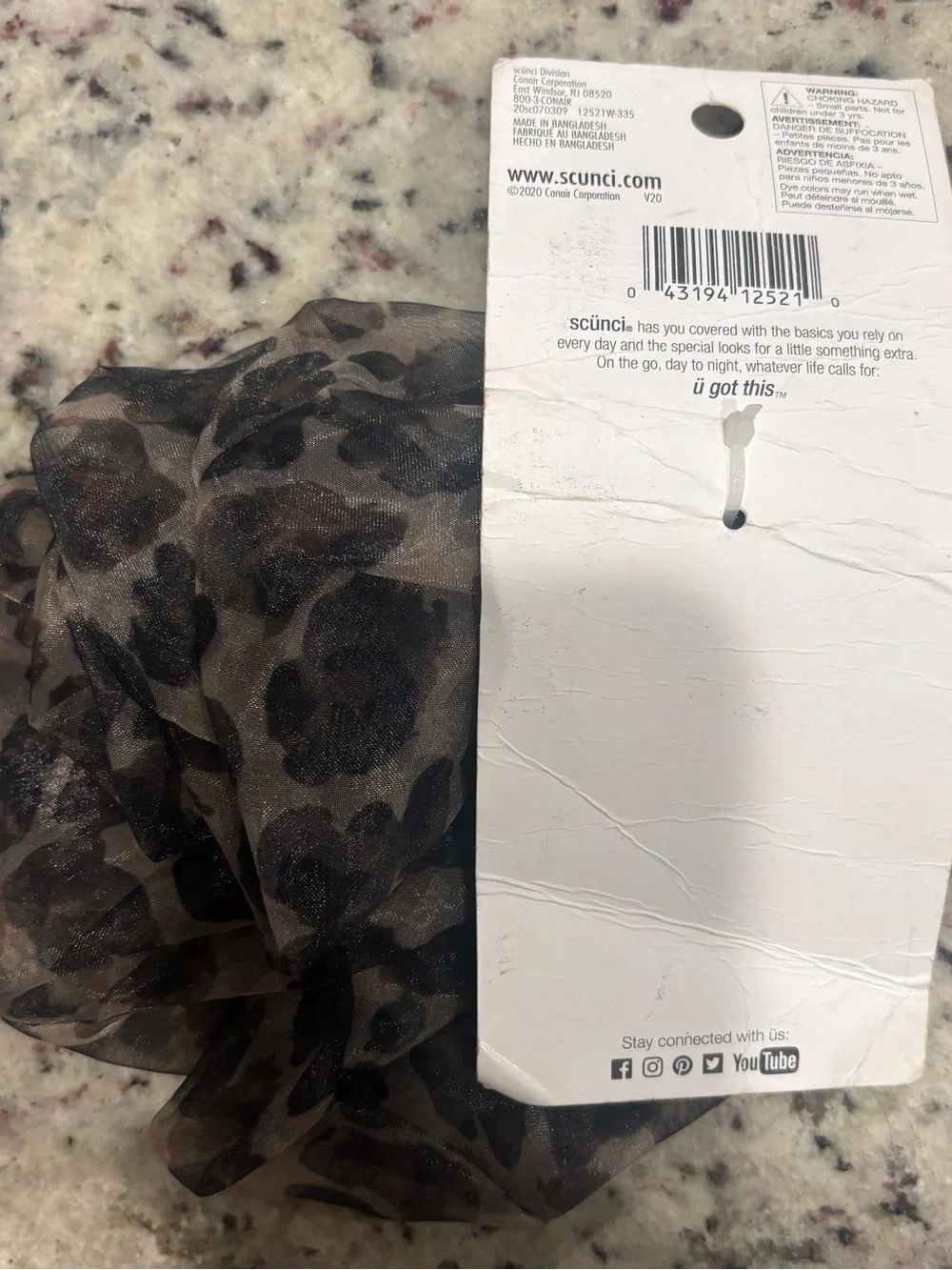 Scunci Wild Primrose Scrunchies